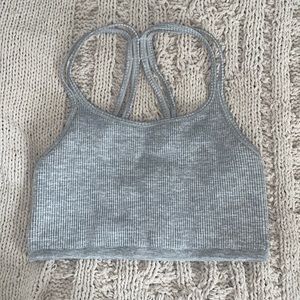 Gray Workout Top
